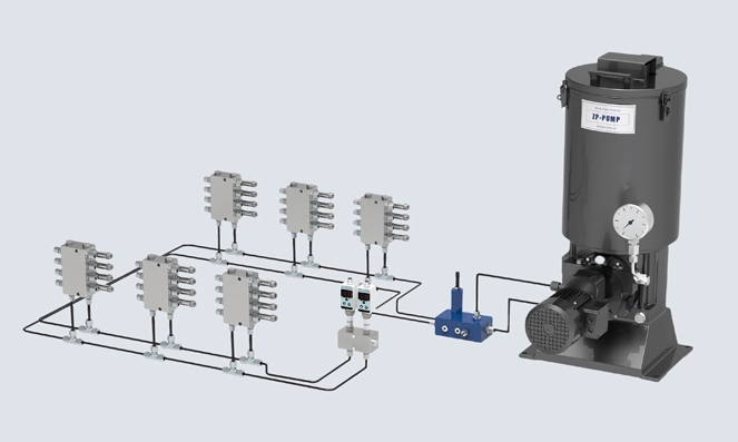 CISO Autmotic Dual Line Schmier system Komponenten