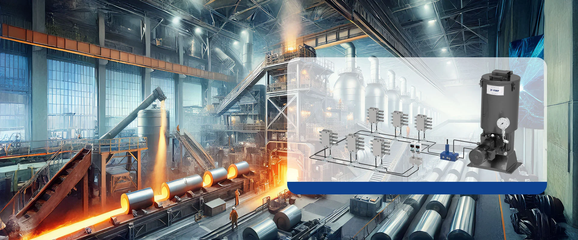 Dual-Line-Schmierung <br> System