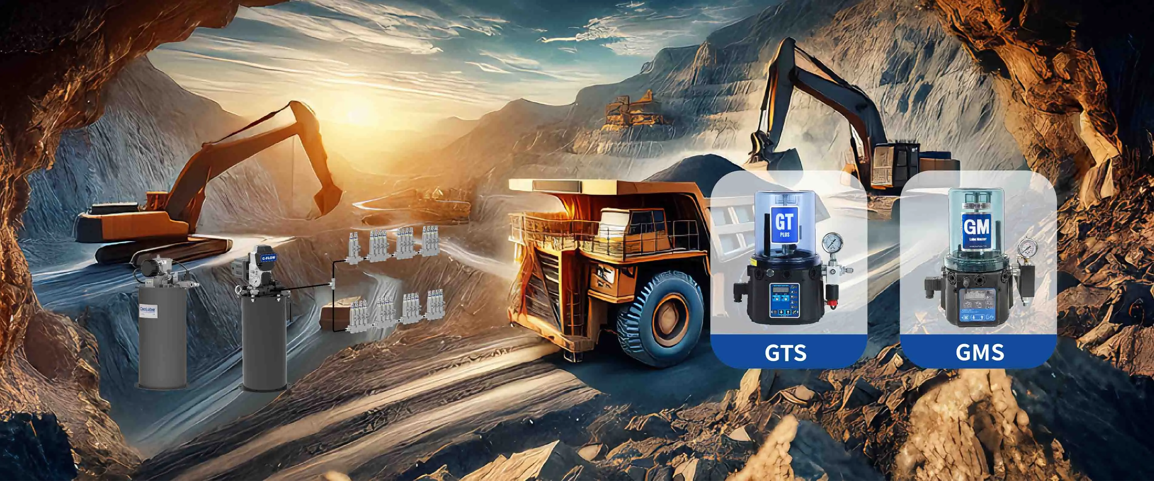 Einz ellige <br> Schmier system