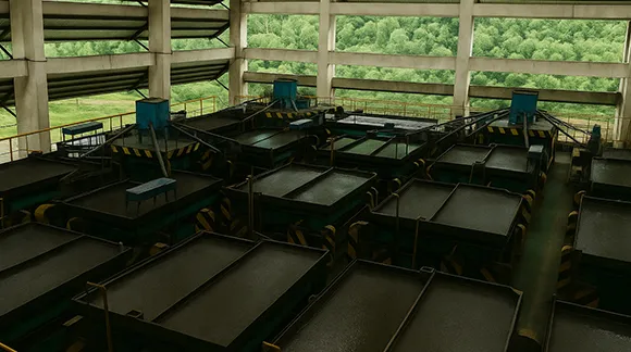 Automatische Schmier system lösung für vibrierende Bildschirme im Bergbau