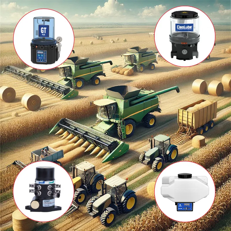 Zentrales Schmier system in landwirtschaft lichen Maschinen